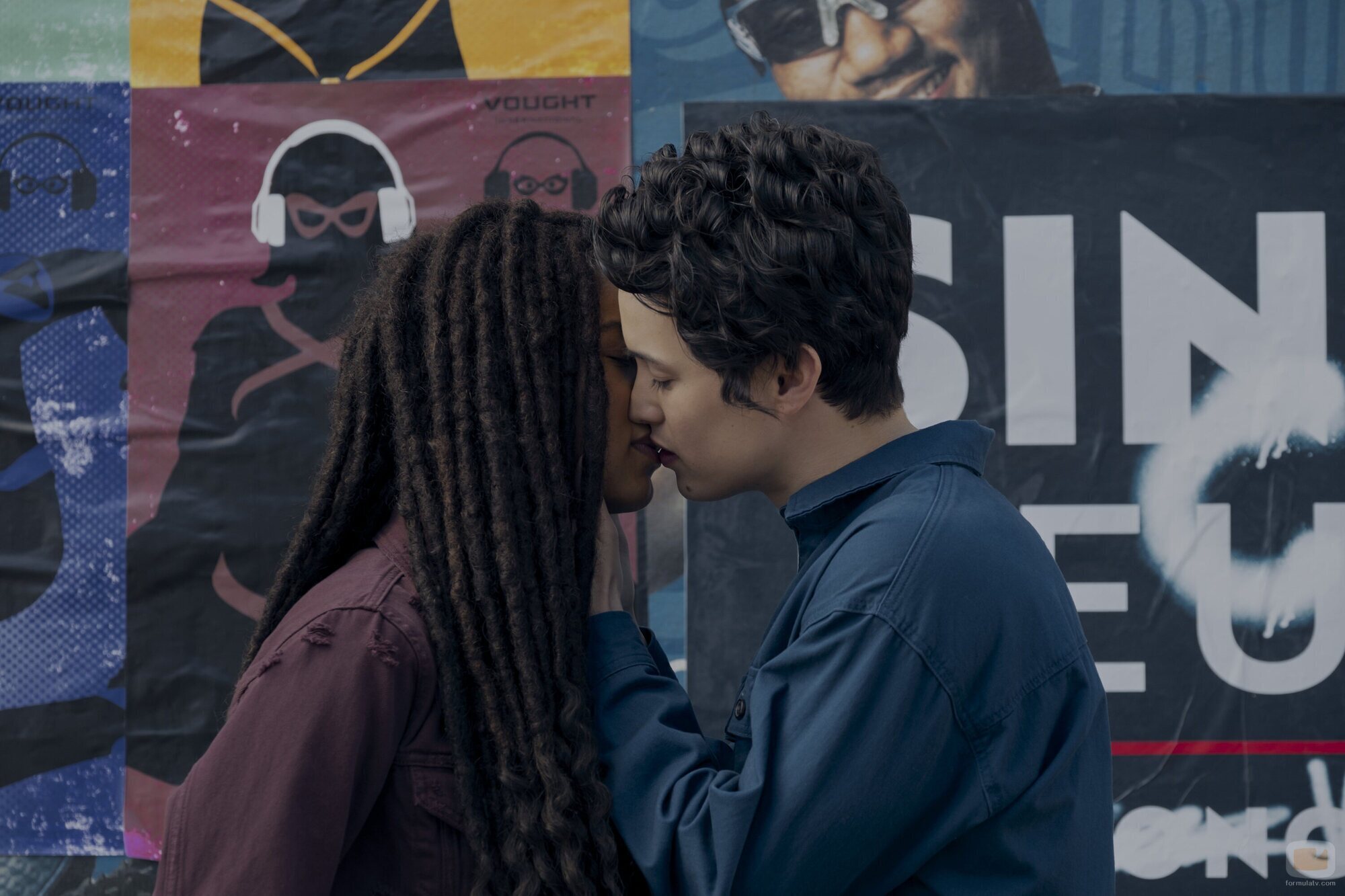 Jaz Sinclair y Derek Luh en el 1x07 de 'Gen V'