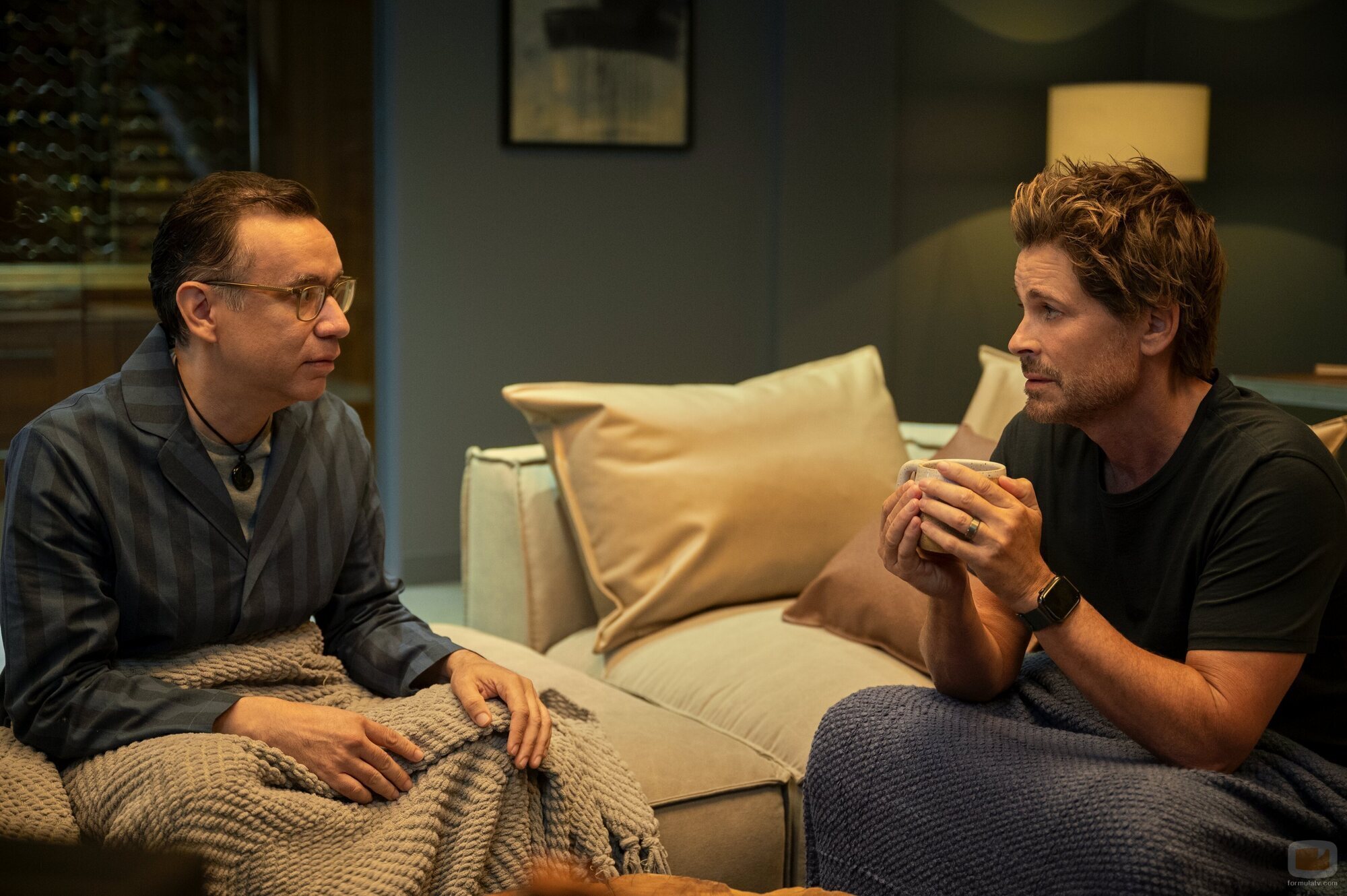 Rob Lowe y Fred Armisen en el 1x04 de 'Inestable'