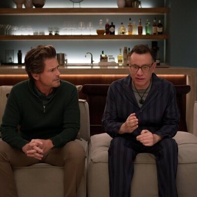 Rob Lowe y Fred Armisen en la temporada 2 y el capítulo 08 de 'Inestable'