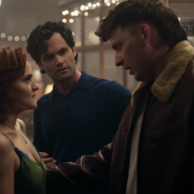 Penn Badgley y Madeline Brewer en 5x04 'No, Maddie, Maddie, Maddie' de 'You'
