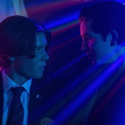 Edvin Ryding y Malte Gårdinger en el 1x01 de 'Jóvenes altezas'