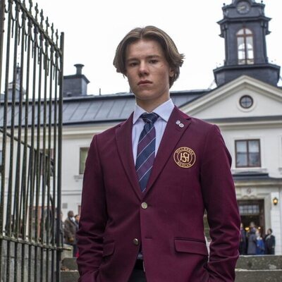 Edvin Ryding en la temporada 1 y el capítulo 03 de 'Jóvenes altezas'