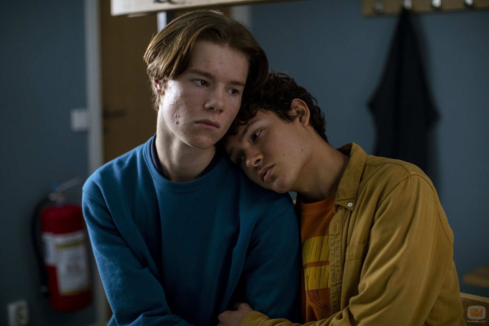 Edvin Ryding y Omar Rudberg en Capítulo 6 titulado 'Episodio 6' de 'Jóvenes altezas'