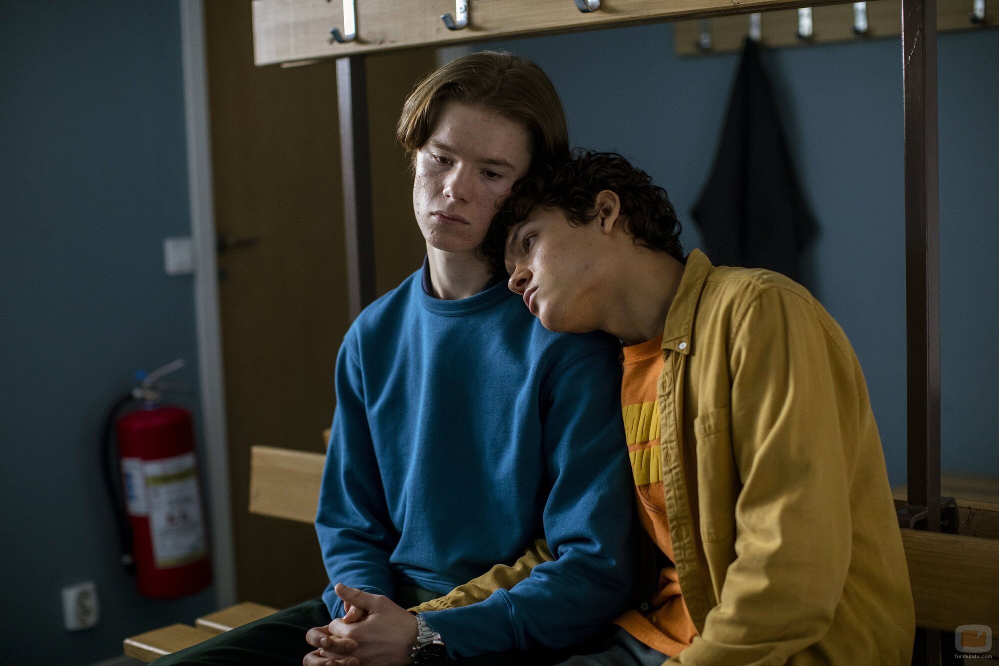 Edvin Ryding y Omar Rudberg en 'Episodio 6' de 'Young Royals'