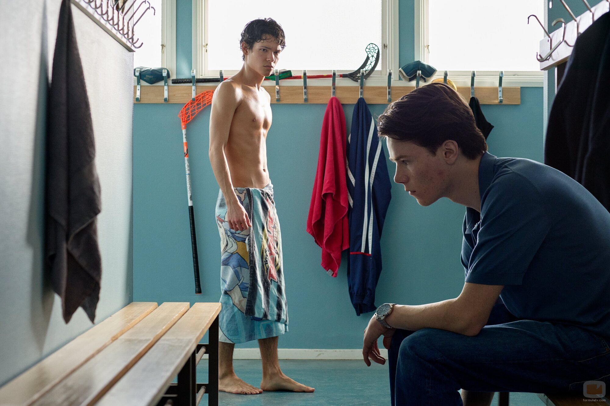 Imagen de Edvin Ryding y Omar Rudberg en 'Episodio 4' de 'Young Royals'