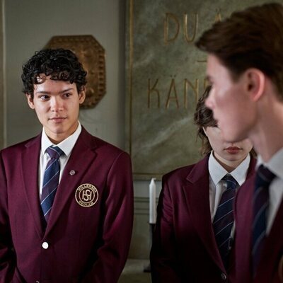 Edvin Ryding y Omar Rudberg en el 2x06 de 'Young Royals'