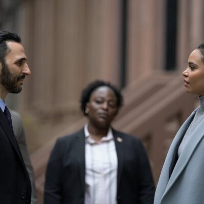 Amir Arison y Nesta Cooper en Capítulo 4 titulado 'La abogada de Filadelfia' de 'Ladrones de drogas'