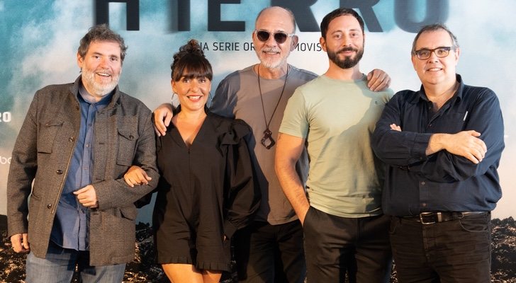 Jorge y Pepe Coira junto a Candela Peña, Darío Grandinetti y Matias Varela