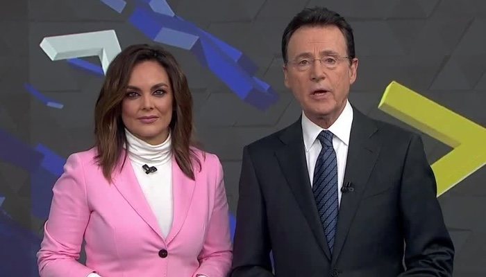 Mónica Carrillo y Matías Prats, de 'Antena 3 noticias fin de semana'