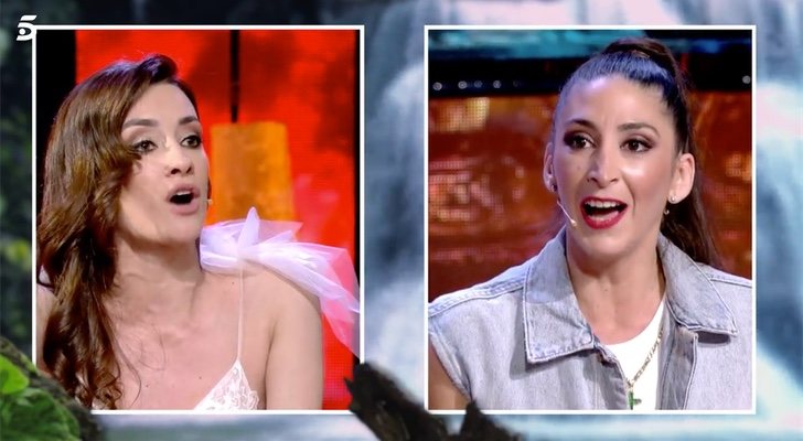 Adara y Alicia discutiendo en plató