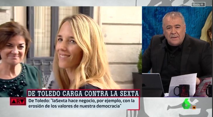 Ferreras estalla contra Cayetana Álvarez de Toledo por sus ataques a laSexta en 'Al rojo vivo'