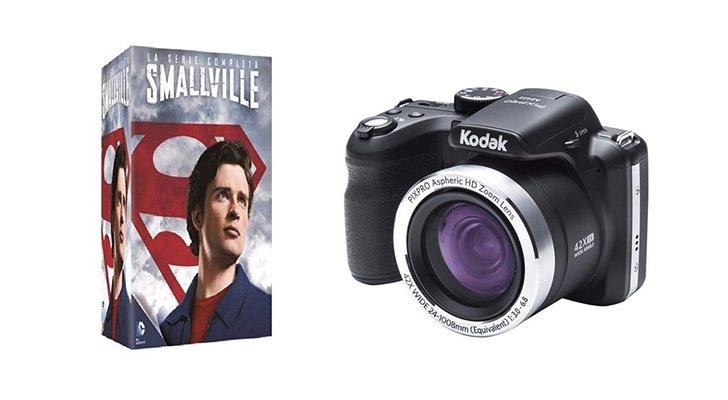 'Smallville' y cámara de fotos