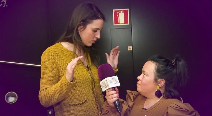 Irene Montero y Chiqui, en un reportaje de 'Sálvame'