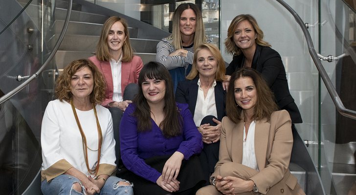 María José Rodríguez, Sonia Martínez, Elena Sánchez, María Casado, Almudena Ledo, Macarena Rey y Gema R. Neira