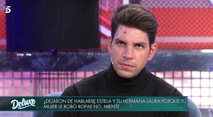 Diego Matamoros durante su entrevista en 'Sábado Deluxe'