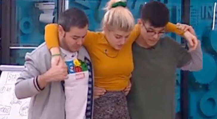 Samantha, ayudada por Iván Labanda y Flavio en 'OT 2020'