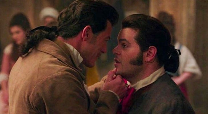 Josh Gad y Luke Evans en "La Bella y la Bestia"