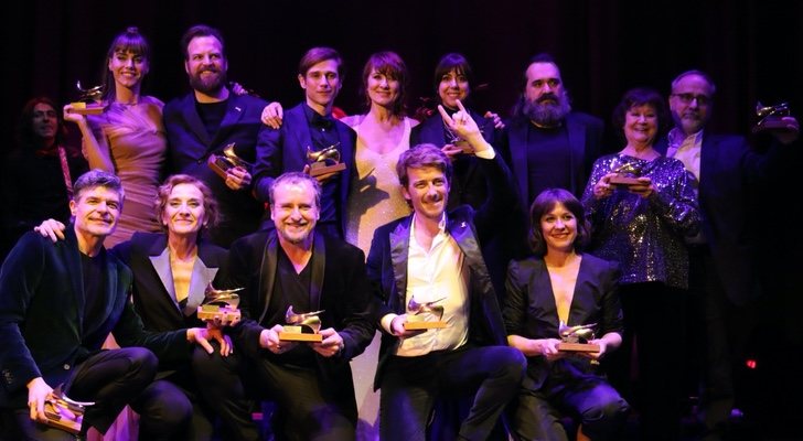 Foto de familia de los 29º Premios de la Unión de Actores y Actrices