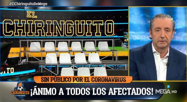 'El Chiringuito de Jugones', sin público por el coronavirus