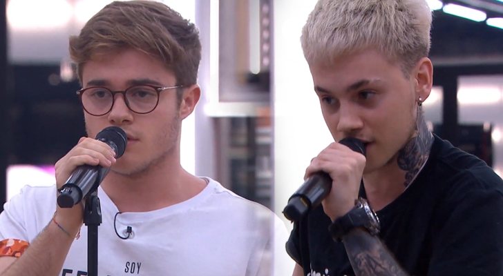 Los nominados Gèrard y Hugo en el primer pase de micros de la Gala 9 de &#39;OT 2020&#39;