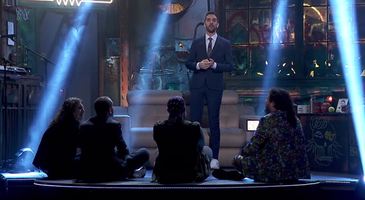 David Broncano y los colaboradores de 'La resistencia'