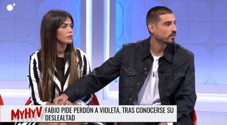 Violeta y Fabio en 'Mujeres y hombres y viceversa'