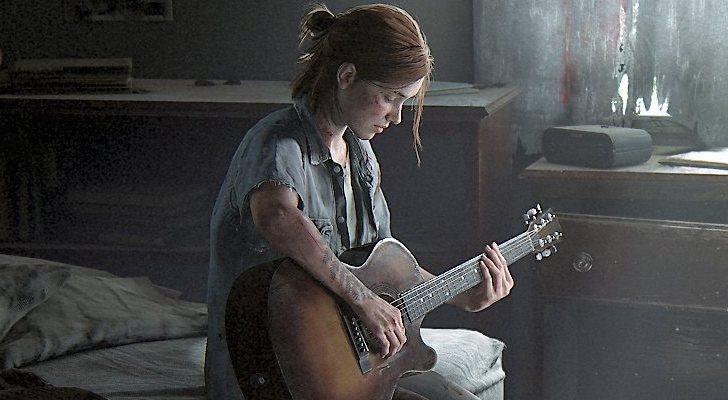 Ellie toca la guitarra en "The Last of Us Parte II"