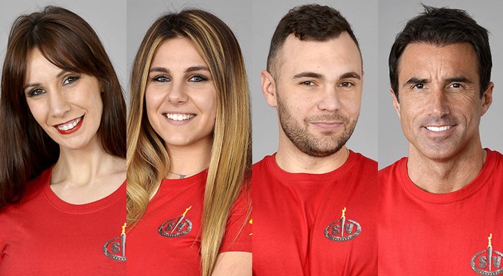 Fani, Ivana, Cristian y Hugo, concursantes nominados en la Gala 4 de 'Supervivientes'