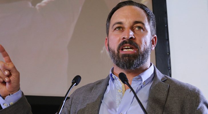 El líder de Vox, Santiago Abascal