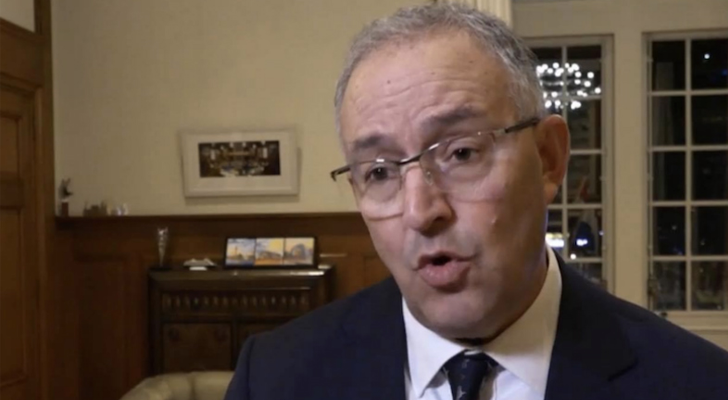 Ahmed Aboutaleb durante su entrevista en RTV Rijnmond