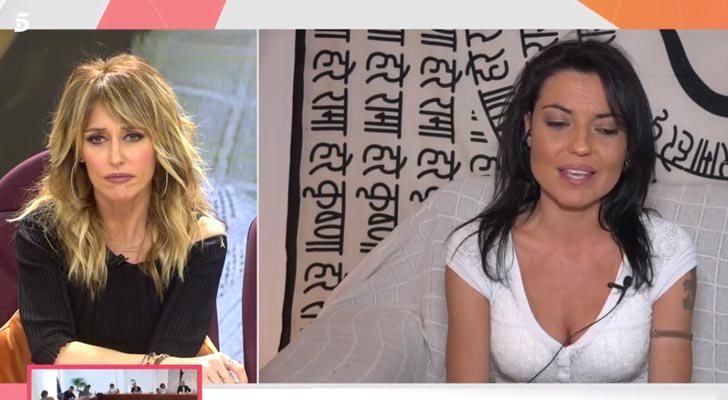 Emma García en la conexión en directo con Mari Cielo Pajares en 'Viva la vida'