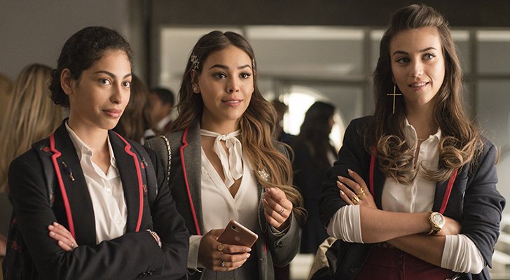 Nadia, Lu y Rebeca en 'Élite'
