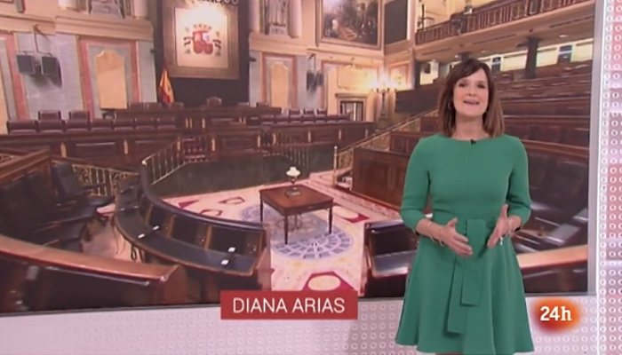 Diana Arias presenta &#39;Parlamento&#39; en Canal 24 Horas