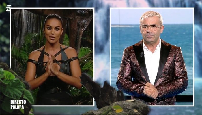 Lara Álvarez charla con Jorge Javier Vázquez en &#39;Supervivientes 2020&#39;