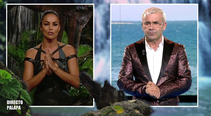 Lara Álvarez y Jorge Javier Vázquez en 'Supervivientes 2020'