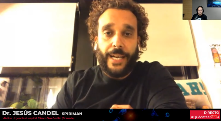 Jesús Candel durante su entrevista con Iker Jiménez