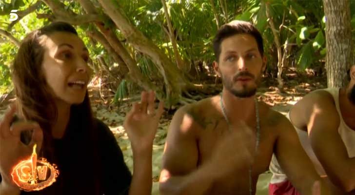Fani y Nyno discutiendo en &#39;Supervivientes&#39;