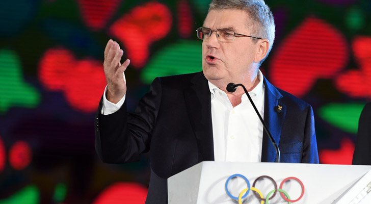 El presidente del COI, Thomas Bach