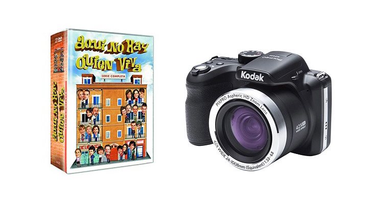 'Aquí no hay quien viva' y cámara de fotos