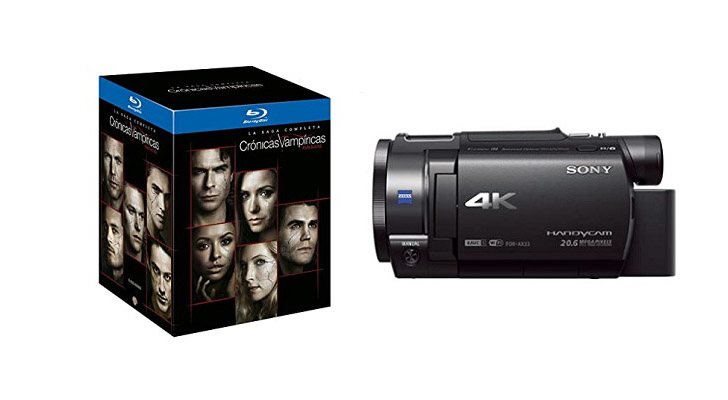 'Crónicas vampíricas' y cámara de vídeo