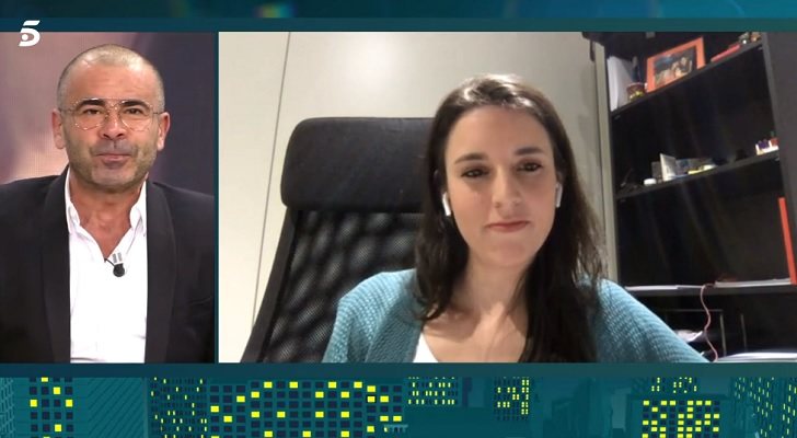 Irene Montero revela a Jorge Javier Vázquez en 'Sábado Deluxe' que ha vuelto a dar positivo por coronavirus
