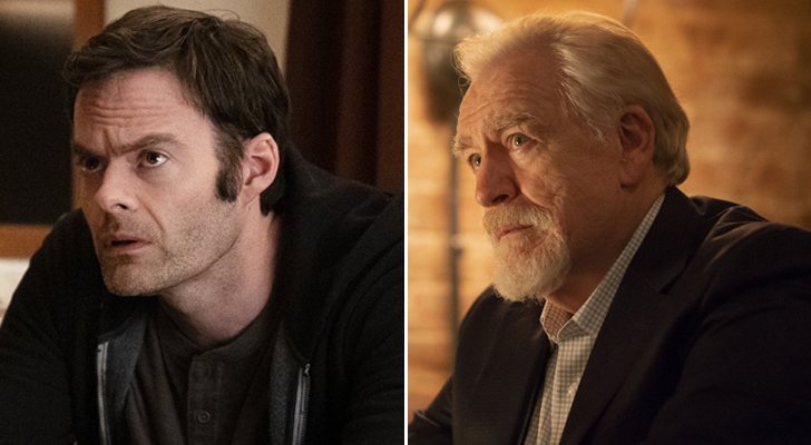 Bill Hader en 'Barry' y Brian Cox en 'Succession'