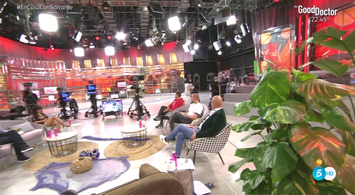 Estudio de 'Sálvame' prácticamente vacío
