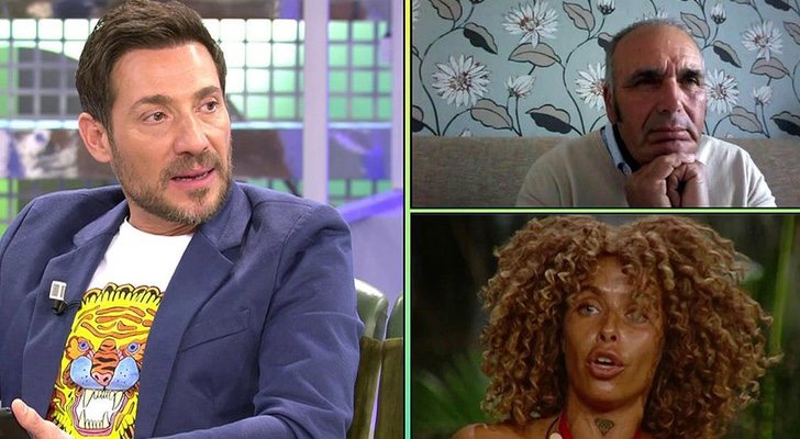 Antonio David Flores y el padre de Yiya en 'Sálvame'