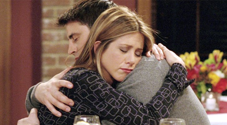 Rachel y Joey en 'Friends'