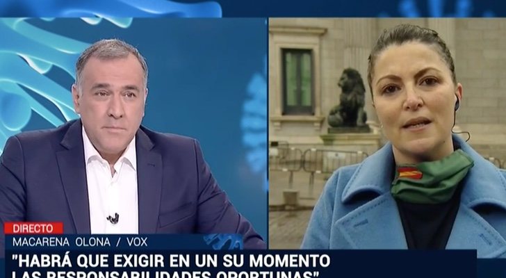 Xabier Fortes responde a Macarena Olona en 'Los desayunos de TVE'