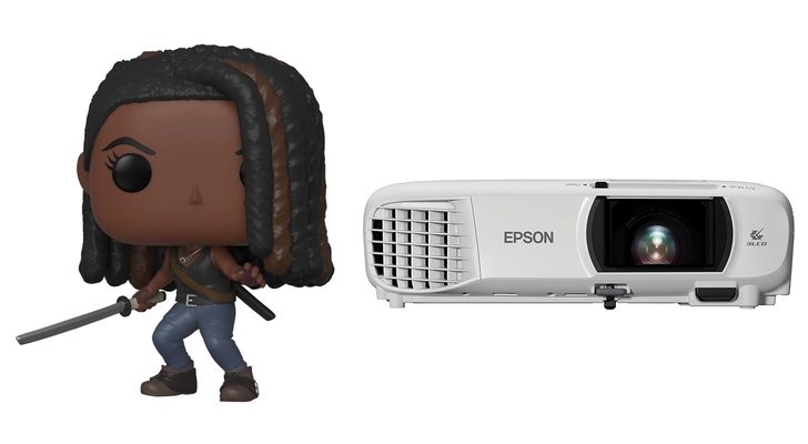 Funko de Michonne de &#39;The Walking Dead&#39; y proyector