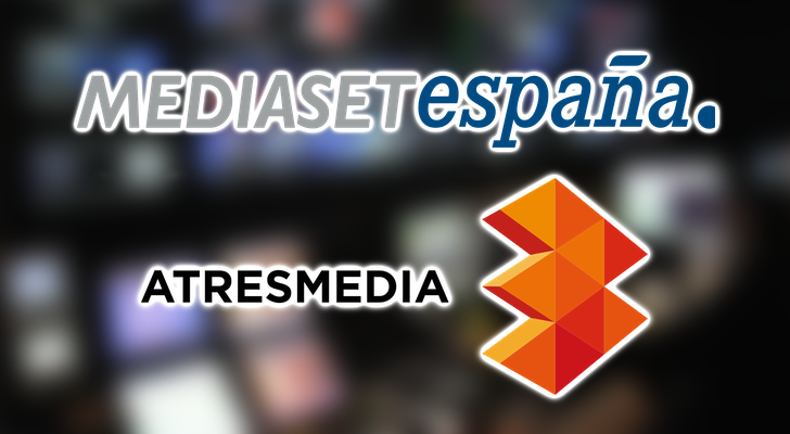 Logotipos Mediaset España y Atresmedia