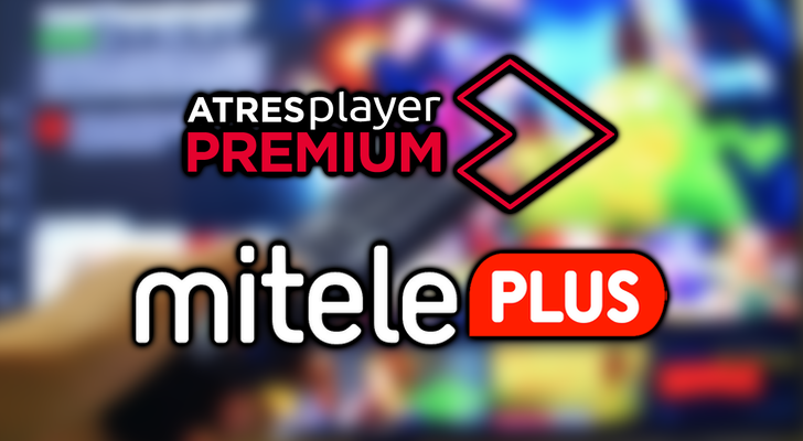 Logotipos Atresplayer Premium y Mitele Plus