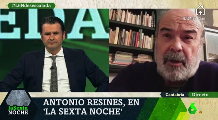 Iñaki López y Antonio Resines, en 'laSexta noche'